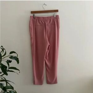 Anthropologie Mid Rise The Essential Pull On Trouser Pink L
